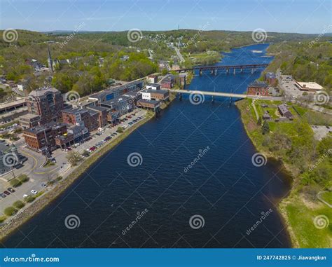 Augusta Historic Downtown Augusta Maine Usa Stock Image Image Of
