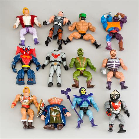 A Lot Of 38 Pieces Of Masters Of The Universe Toys From Mattel 1980s