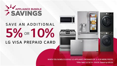 Lg Appliance Bundle Savings Rebate