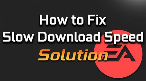 How To Fix Ea App Slow Download Speed In Windows 1110 Solved Youtube