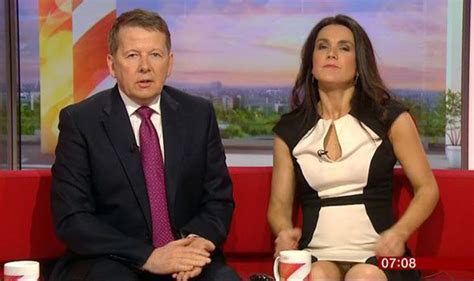 Tv Presenter Susanna Reid Flashes Her Knickers On The Bbc Breakfast In Tight Dress Celebrity