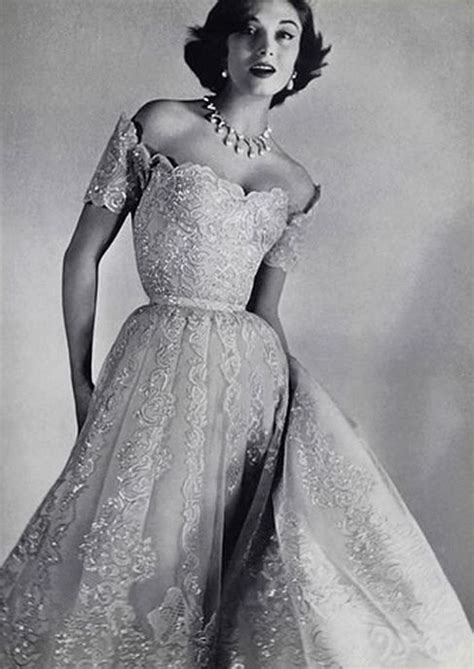 Chanel Evening Gown 1954 Vintage Gowns Fashion Dresses