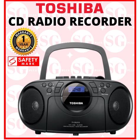 Toshiba Ty Cku310 Portable Cd Usb Radio Cassette Recorder Shopee