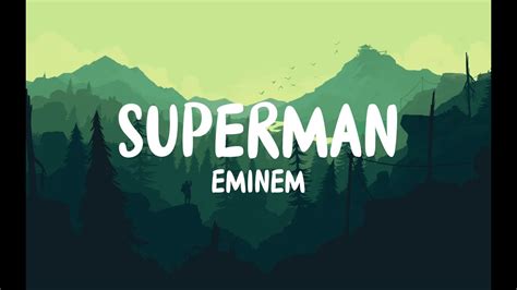 Eminem Superman Clean Version Ft Dina Rae Lyrics Youtube