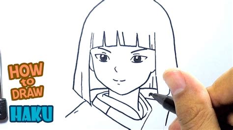 How To Draw Haku Drawing Spirited Away Youtube
