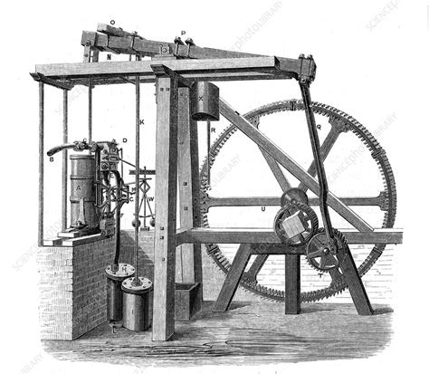 James Watts Prototype Steam Engine Old Bess C1778 Stock Image