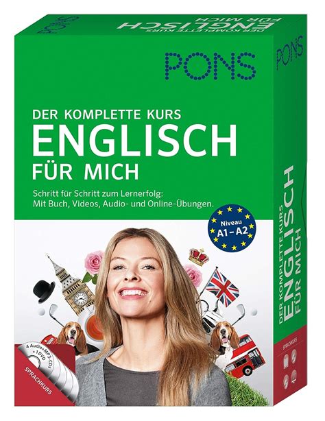 pons englisch für mich der komplette sprachkurs mit buch videos audio und online Übungen