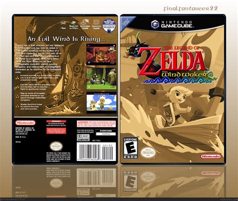 The Legend Of Zelda The Wind Waker Gamecube Box Art Cover