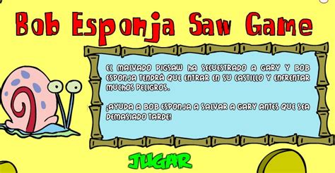 Town saw game is a video game with a simple playing style and easy controlling. TUTOREANDO: Bob esponja saw game