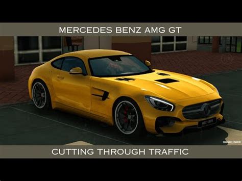 Mercedes Benz Amg Gt Cutting Through Traffic Youtube