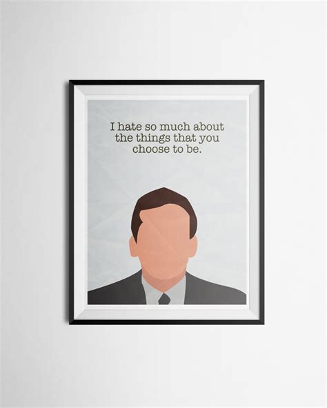 Quote Poster Of Michael The Office Michael Scott Print