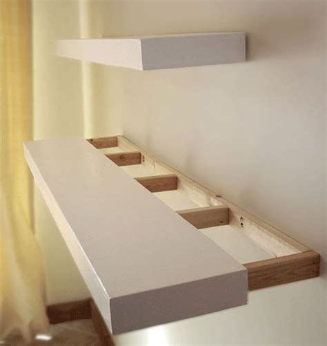 Finally Diy Instructions For How To Build Solid Wood Floating Shelves