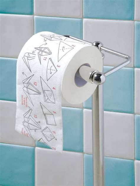 Origami Toilet Paper Get Rid Of Bathroom Boredom With Traditional