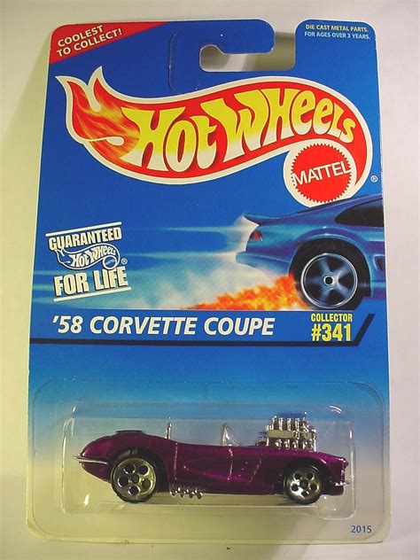 1997 58 Corvette Coupe 341 A Hot Wheels Online Variation Guide Wiki