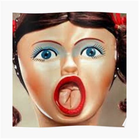 Blow Up Doll Face Adult Blowup Poster For Sale By Droomclothingco Redbubble