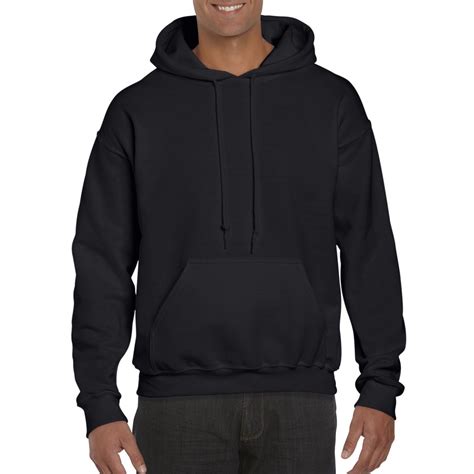 Gildan Heavy Blend Adult Hooded Sweatshirt Black Shopee Philippines