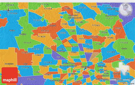 City Of Houston Zip Code Map Map