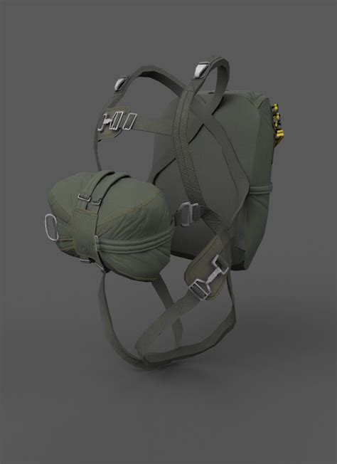 Artstation T 10 Parachute And Backpack