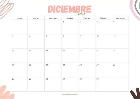 Calendarios Diciembre Para Imprimir Gratis Calendario Plantilla De Calendario Para