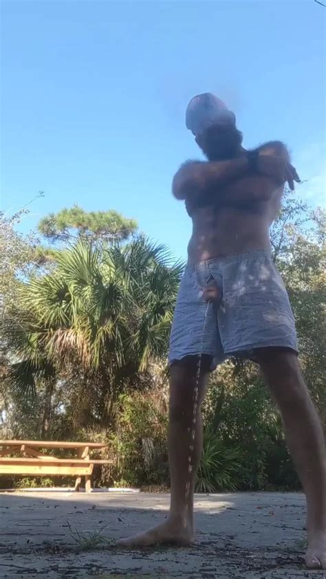 Piss Gay Redneck Daddy Pissing Outside Thisvid Com