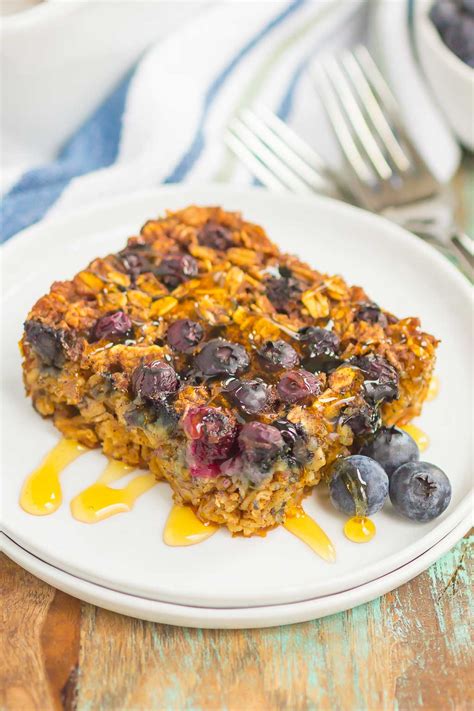 Blueberry Baked Oatmeal Pumpkin N Spice