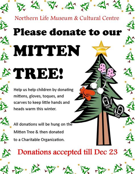 Northern Life Museum And Cultural Centre News Mitten Tree Donations