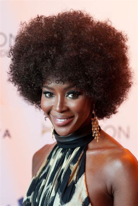 Check spelling or type a new query. Naomi Campbell 70s Afro Curly Hairstyle for Black Women ...