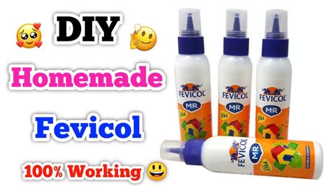 Diy Homemade Fevicol Glue • How To Make Fevicol At Home • White Glue