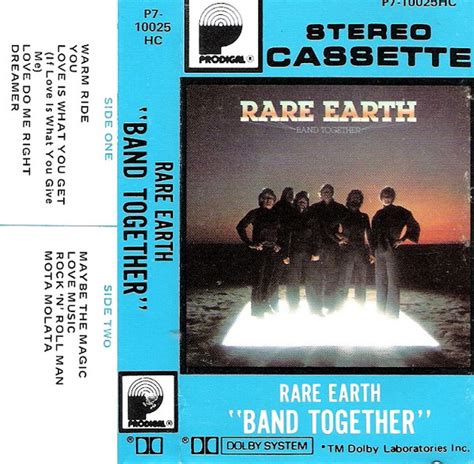 Rare Earth Band Together 1978 Cassette Discogs