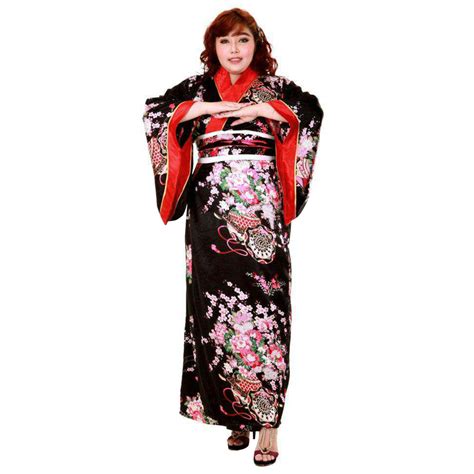 Japan Yukata Geisha Kimono Schwarz Princess Of Asia Mode And Fashion