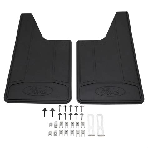 Oem Heavy Duty Rubber Mud Flaps Splash Guard Front Lh Rh Pair For Ford