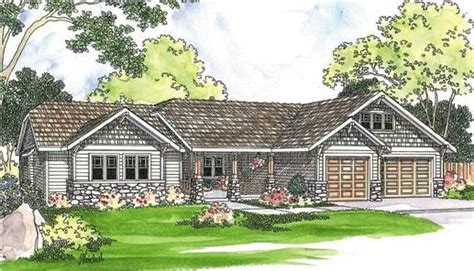 The Pinedale Home Plan Is A Single Story Craftsman Style House Plan