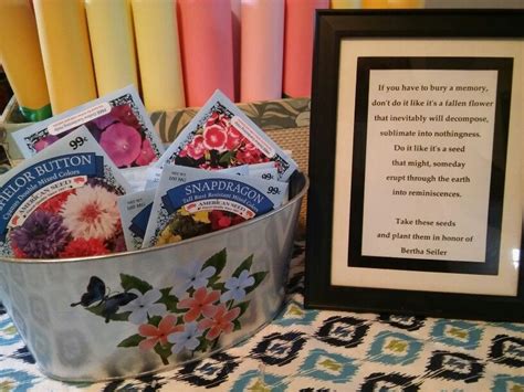 Ways to remember a loved one who has passed. Memorial Flower Seeds for a Funeral. What an amazing way ...