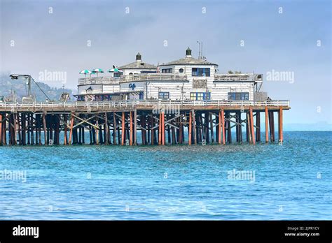 The Malibu Farm Pier Cafe From The Beach In Malibu California Usa