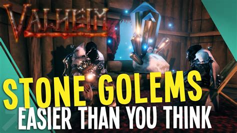Two Easy Ways To Kill Stone Golems Beginners Guide Valheim