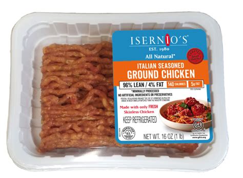 Find out how you can make ground chicken and ground chicken is ground meat that can include both dark and white parts of the bird. Italian Seasoned Ground Chicken - Isernio's Premium