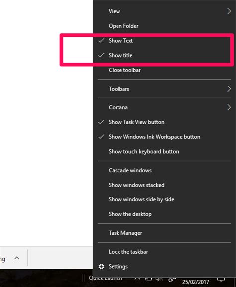How To Get Quick Launch Bar On Windows 10 8 Or 7