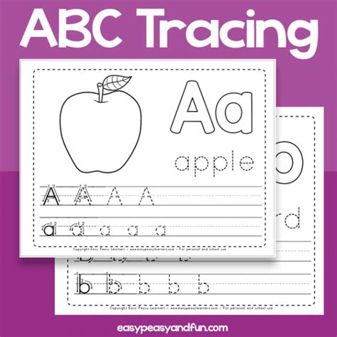 Printable Abc Tracing Worksheets