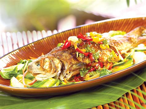 Fried Moi With Caramelized Basil Ginger Sauce Foodland Super Market