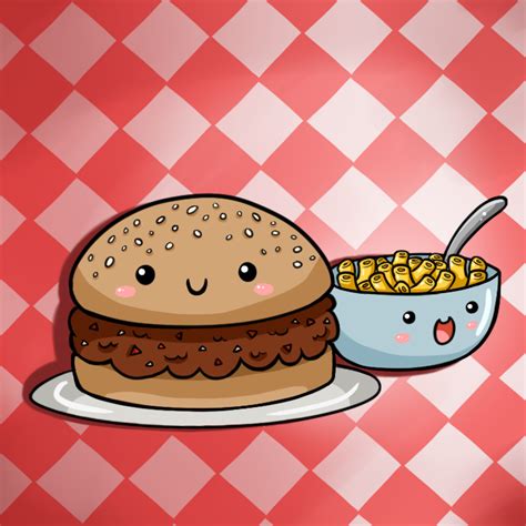 Cute Cartoon Food Wallpapers Wallpapersafari