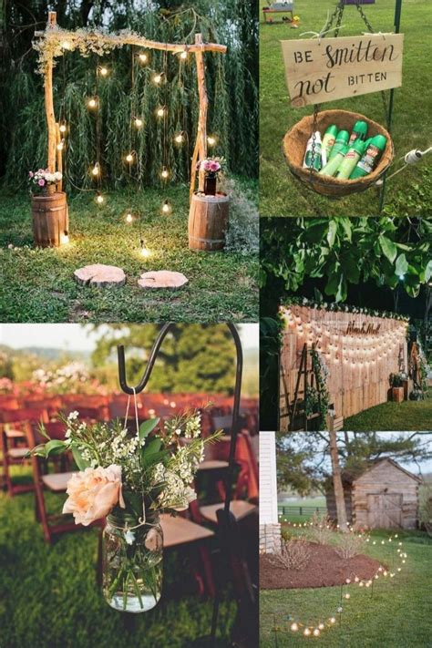 Outdoor Wedding Decorations On A Budget Pinmomstuff