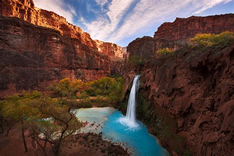 Havasu Falls Trail Supai Az Usa Sunrise Sunset Times