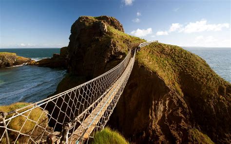 The overall shoreline is indeed dramatic and provides some. Carrick-a-Rede - a Rope Bridge on a Dramatic Coast in ...