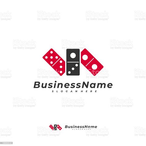 Domino Card Logo Vector Template Creative Domino Logo Design Concepts