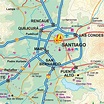 Santiago De Chile Mapa Png