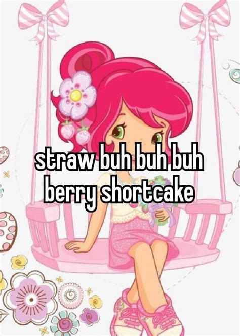 Strawberry Shortcake Cartoon Hello Kitty Pretty When You Cry Silly