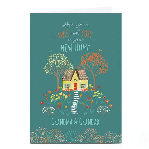 New Home Cards Personalised Congratulations On Moving House Cards Uk