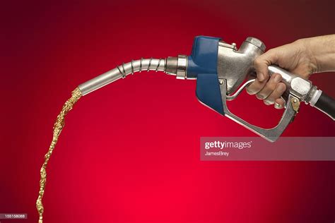 Gasoline Flowing From Nozzle High Res Stock Photo Getty Images