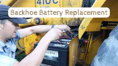 John Deere Backhoe Battery Replacement Youtube
