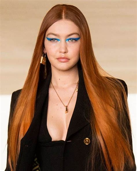 Meet The 8 Hair Colours That Are Going To Dominate Autumn 2021 Gigi Hadid Hair Color Ginger